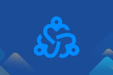 Shades of blue diversity Logo