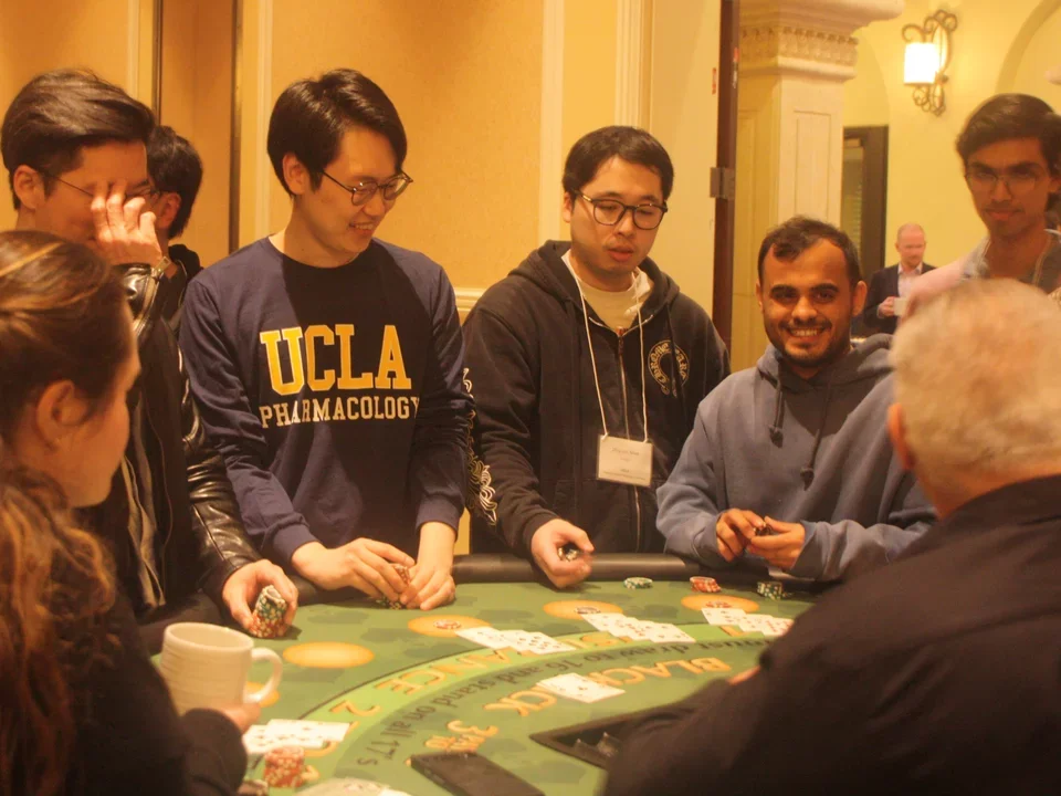 blackjack during casino night