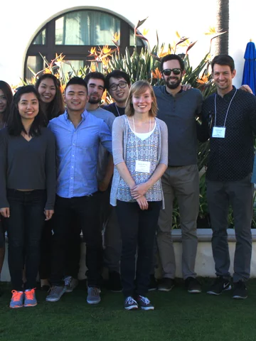 Group of 1st year students at retreat